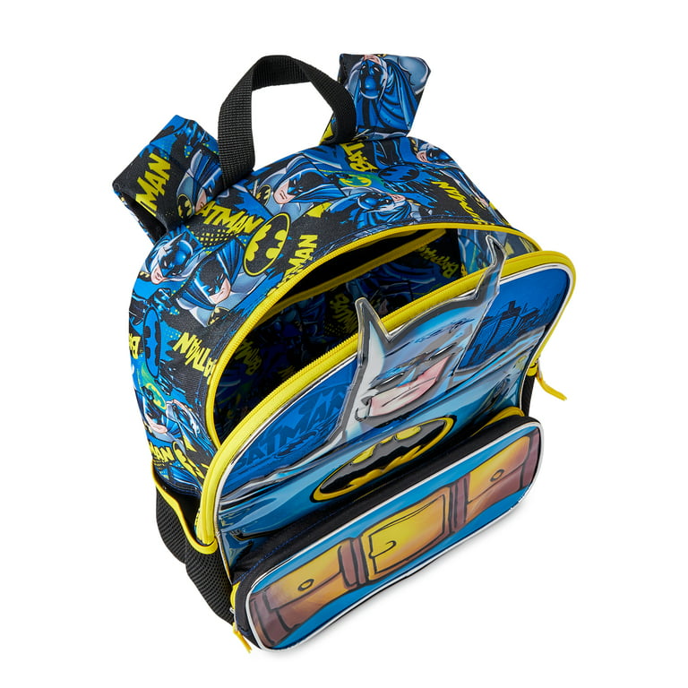 Fast Forward Batman Backpack with Lunch Box Set - Batman Backpack