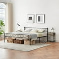 thumbnail image 3 of Huisuilinss Metal Platform Bed Frame,Twin Bed Frame With Headboard And Footboard,Twin Size Bed Frame With Iron-Art Sweet Heart,Under Bed Storage,No Box Spring,Needed Noise-Free For Girls Boys, 3 of 6