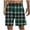 Army Green-1, variant on Summer Men's Pajama Shorts Classical Plaid Soft Comfy Sleepwear Bottoms Elastic Waist Oversize Pants with Pocket Drawstring