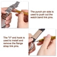 thumbnail image 4 of Unique Bargains Watch Spring Bar Tool Double Tips Watch Spring Link Pin Removal Tool with Metric Scale for Watch Repair, Blue, 4 of 5