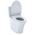 thumbnail image 4 of TOTO® Aquia® IV One-Piece Elongated Dual Flush 1.28 and 0.8 GPF Universal Height, WASHLET®+ Ready Toilet with CEFIONTECT®, Cotton White- MS646234CEMFG#01, 4 of 7