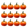thumbnail image 1 of 12 unids Simulación Modelos de calabaza Modelo de calabaza Decoración de calabaza Halloween Fotografía Prop, 1 of 8