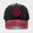 thumbnail image 5 of Gsakboxl Masters Hat Unisex Canada Maple Leaf Patch Cotton Baseball Cap, Washed Lightweight Sports Hat for Outdoor Casual, 5 of 8