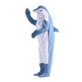 thumbnail image 5 of Maqroz Adult Animal Dolphin Onesie Pajamas Unisex Fleece Halloween Costume Long Sleeve Sleepwear Cosplay Jumpsuit Homewear Winter Warm Party Outfit, 5 of 7