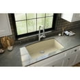 thumbnail image 3 of Karran QU-712 Undermount Quartz Composite 32 in. Single Bowl Kitchen Sink in Concrete, 3 of 5