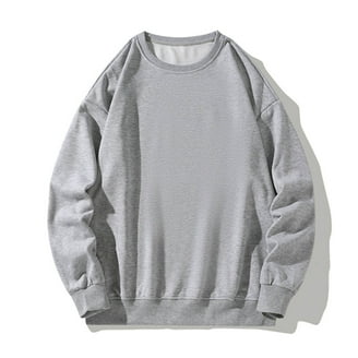 ZCFZJW Long Sleeve Full Zip up Lapel Collared T Shirts for Men Big