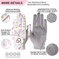 thumbnail image 4 of Golf Gloves Women's Ladies Left Hand or Right Handed Grip Weathersof Value 2 Pack, Fit Size Medium Small Large Pro Design, 4 of 9