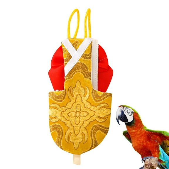 ELAYARD Parrot Diaper Pet Flying Costume Yellow Nylon Comfortable Material