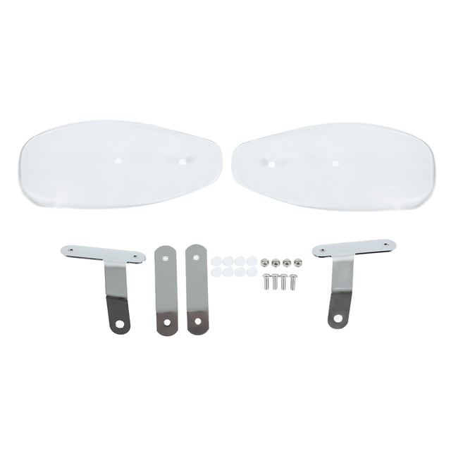 Protector de manillar de motocicleta, Protector transparente contra el viento y el frío, Deflector aerodinámico Universal