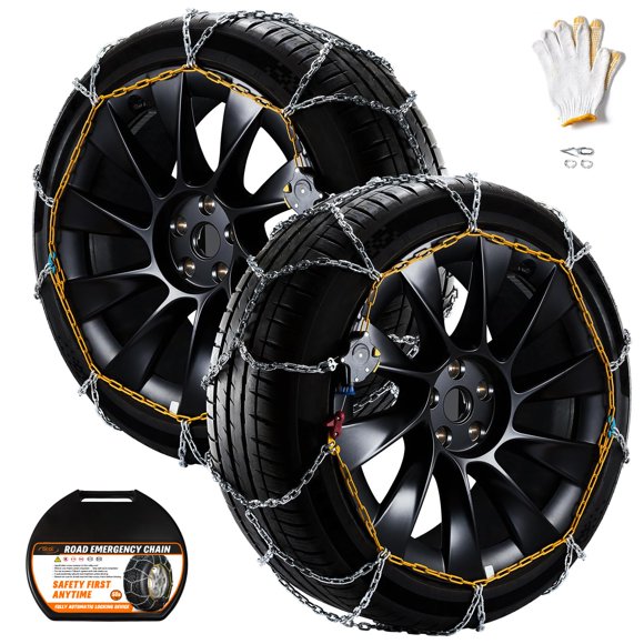 Dedc Cadenas De Nieve Para Cadenas De Neumáticos Suv Compatibles Con Tesla Modelo Y Coche 1 Min Motosierra De Ajuste Rápido Reutilizable Universal Cadena De Tracción De Emergencia Ancho De Neumático 2
