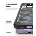 thumbnail image 5 of Ringke for Xiaomi Redmi Note 9 [Fusion-X] Transparent Hard Back Shockproof Advanced Bumper Heavy Duty Cover - Camo Black, 5 of 9