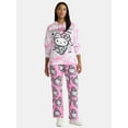 thumbnail image 2 of Hello Kitty Women's Halloween Mummy Print Fleece Jogger Pants, Sizes XXS-XXL, 2 of 5