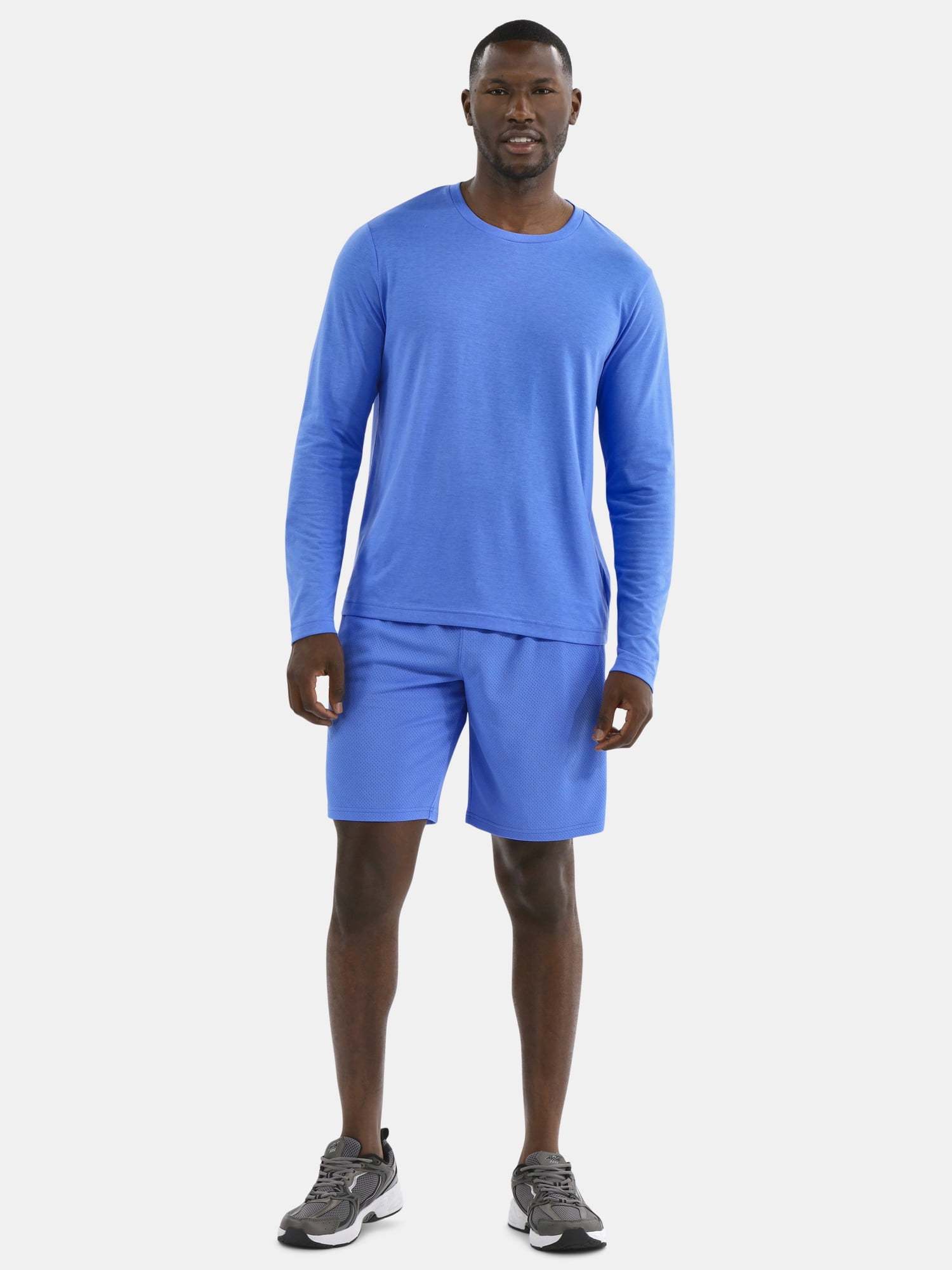 Athletic Works Men's and Big Men's Active Mesh Shorts, 9" Inseam, Sizes XS-5XL