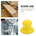 thumbnail image 3 of Luxshiny Polishing Sanding Block Sandpaper Holder Yellow PU for Woodworking 1Pack, 3 of 8