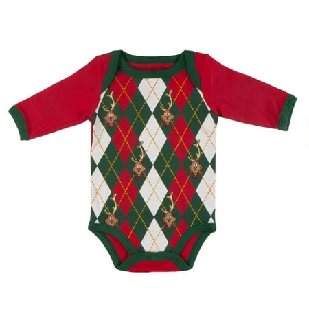 Dr Seuss Baby Clothes - Dr. Seuss - Max Argyle Long Sleeve Baby One Piece