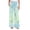 Fresh Summer Pattern 1, variant on Women's Casual Pants & Capris, Soft Stretch Smocked with Pockets, Cotton-like Modal for Home/Yoga Exercises, Hawaiian Pattern 1,XXL