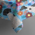 thumbnail image 5 of German Shorthaired Pointer Dog and Flower Square Tablecloth,Waterproof Square Table Cover,Wipeable Spillproof Washable Table Cover for Home Kitchen Party Decor 52"x52"(132x132cm), 5 of 6