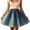 Blue, variant on Women's Tulle Skirt With Bow Detail Dense Weave Breathable Versatile WH2 One Size