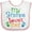 White and Pink, variant on Inktastic My Grampa Loves Me Boys or Girls Baby Bib