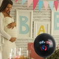 thumbnail image 3 of Fmbmuo Black Gender Reveal Balloons Silica Gel 1 pcs Decorations Different Sizes Confetti Filled , Balloon Kits Break to Reveal Pink or Blue, 3 of 3