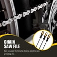 thumbnail image 4 of Chainsaw File Set 3PCS 3.2mm (1/8-Inch) Round Steel Sharpening Files with Plastic Handle for Chainsaw Chain Sharpening Maintenance and Grinding Tools, 4 of 5