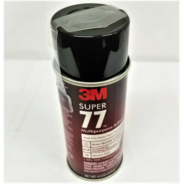3M Super 77 Multipurpose Adhesive - New, Sealed, Net WT 4.4 oz