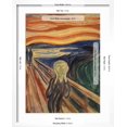 thumbnail image 5 of Art.com The Scream Art Print by Edvard Munch, White Frame Wall Art, 17" x 21", 5 of 5