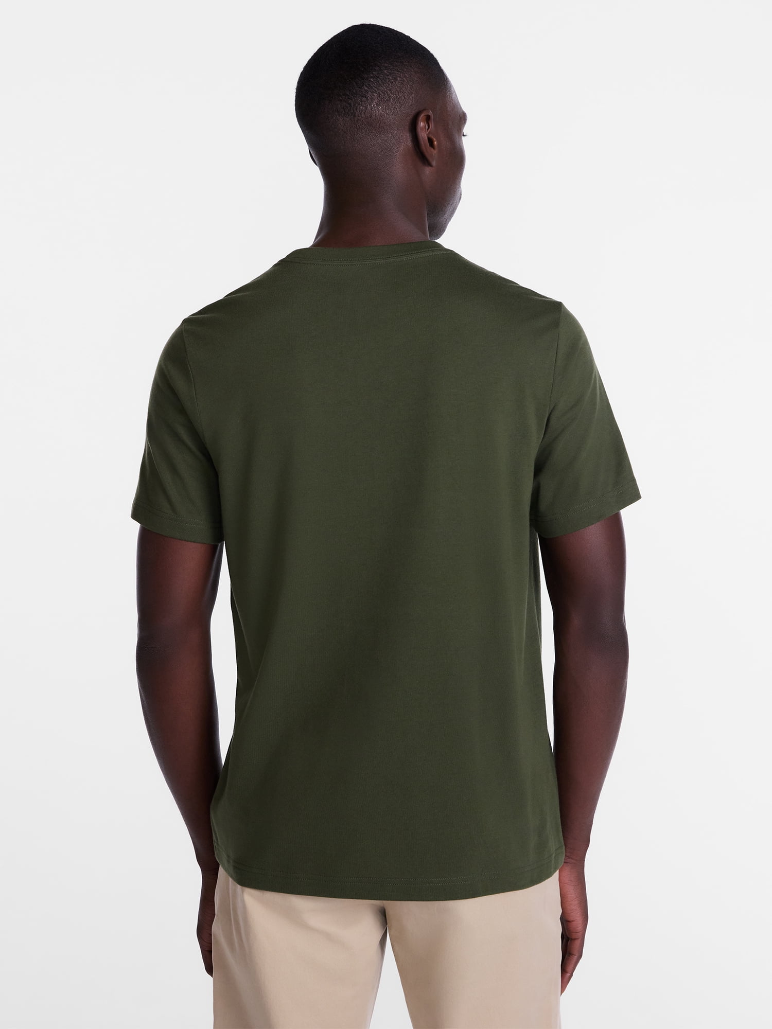 George Men's and Big Men's Crewneck Tee with Short Sleeves, Size XS-3XL
