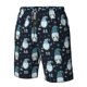 thumbnail image 4 of Fotbe Christmas Gnome blue Trajes de Baño Estampados para Hombre, Shorts de Verano de Secado Rápido, Ropa de Playa, Bañadores-X-Large, 4 of 6