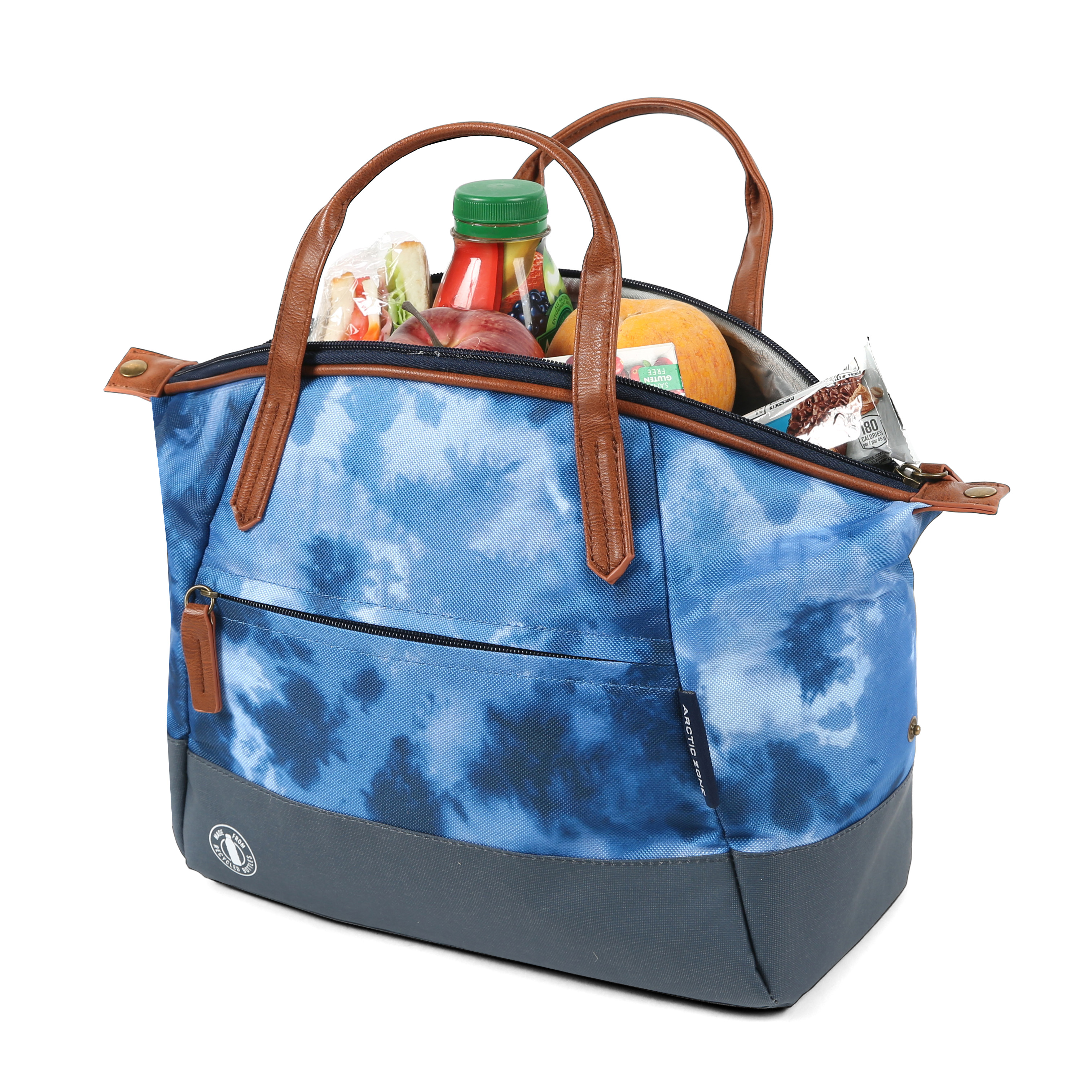 Arctic Zone Eco Lunch Tote, Lunch Bag For Women, Blue Tie Dye