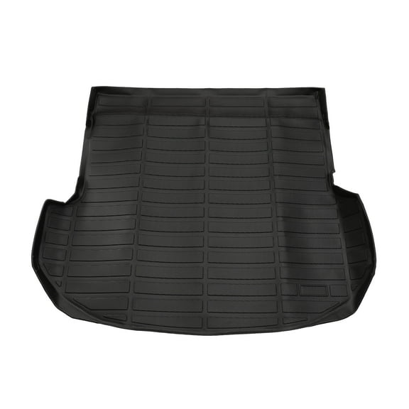 Unique Bargains 1 Pc Cargo Liner Rear Trunk Mat for Hyundai Santa Fe 2021-2023 Rear Trunk Cargo Luggage Boot Tray Mat Black TPE Long Grid Pattern