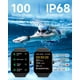 Smart Watch for Men Women Alexa Built-in, IP68 Waterproof Swimming,Black - image 5 of 13