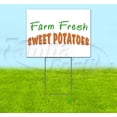thumbnail image 1 of Farm Fresh Sweet Potatoes (18" x 24") Yard Sign, Includes Metal Step Stake, 1 of 6