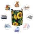 thumbnail image 6 of Bingfone Sunflower Waterproof Foldable Laundry Hamper Bucket With Handles For Storage Bin,Clothes Hamper (Medium), 6 of 8