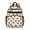 Hedgehog and Diamond White Pattern, variant on Hedgehog and Basket White Pattern Cute School Backpack Bag for School with Padded Back and Adjustable Shoulder Straps 15.25"x11.5"x5.25"