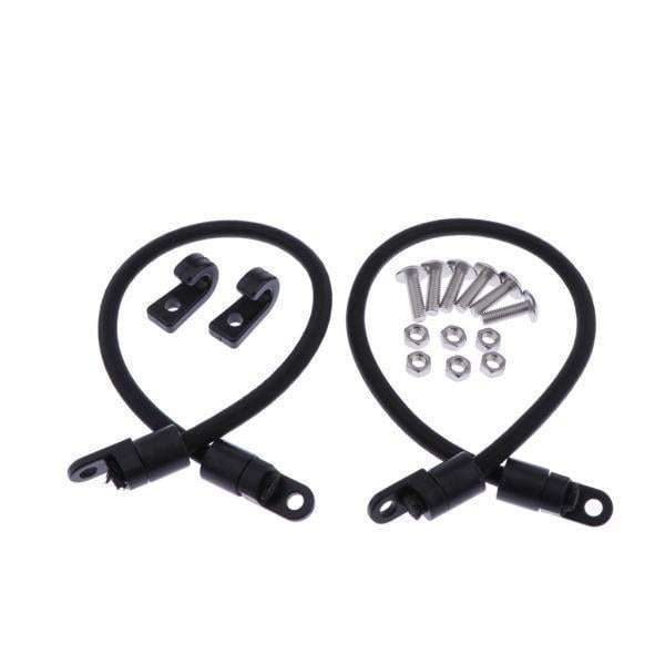 2x paddle Fishing Rod Holder Keeper Cordón Elástico con Gancho en J Accesorios Zulema Cuerda elástica para kayak
