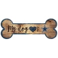thumbnail image 2 of Dallas Cowboys 6" x 12" Dog Bone Sign, 2 of 2