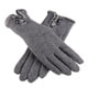thumbnail image 1 of Guantes de Invierno para Mujer Zulema Táctil Fleece Grueso Gris, 1 of 8