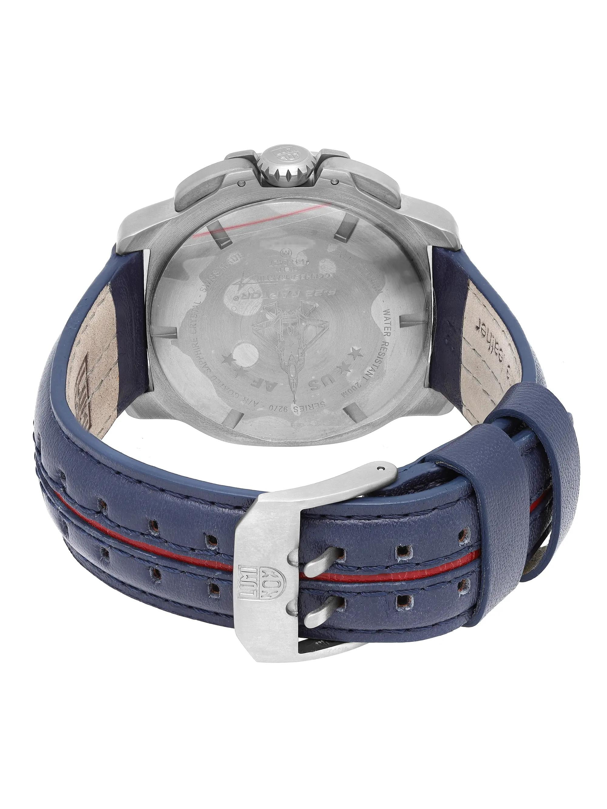 Luminox F-22 Raptor 44mm Titanium Silver Dial Quartz Watch Luminox F-22 Raptor 44mm Titanium Silver Dial Quartz Watch