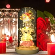 WEISIPU Mothers Day Flowers Gifts For Mom Wife Grandma,Light Up Rose Flower Gifts For Mom, Mother's Day Rose Gifts