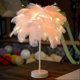 thumbnail image 5 of Table Lamp Feather Led Wire Remote Control Living Room Bedroom Desk Light Decor, 5 of 5