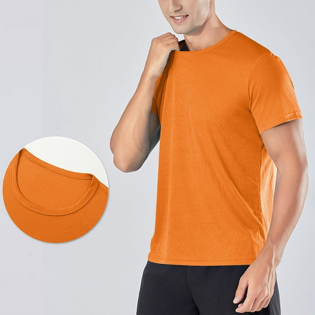 Chemise de Compression à Manches Courtes Extensible et Séchage Rapide pour Hommes, Couche de Base pour Course Gym Sport, Tenue D\'entraînement Physique