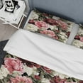 thumbnail image 4 of Designart 'Floral Pattern with Peonies' Bohemian & Eclectic Duvet Cover Set, 4 of 4