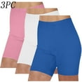 thumbnail image 2 of HomeDM Biker Shorts for Women - 3 Pack High Waisted Athletic Yoga Shorts Solid Color Shorts for Women Walking Athletic Workout, 2 of 3
