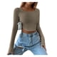 thumbnail image 2 of Txlixc Blusa de manga larga para mujeres Txlixc moda, 2 of 3