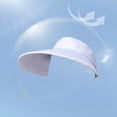 thumbnail image 2 of RUIG Ladies Summer Hats Sun Visor Hats For Women Large Brim Hat Large Brim Casual Peaked Cap Summer Beach Cap, 2 of 7