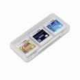 thumbnail image 1 of Clear 6 in 1 Game Card Storage Case Cartridge Box for Nintendo 3DS XL LL NDS DSi, 1 of 5
