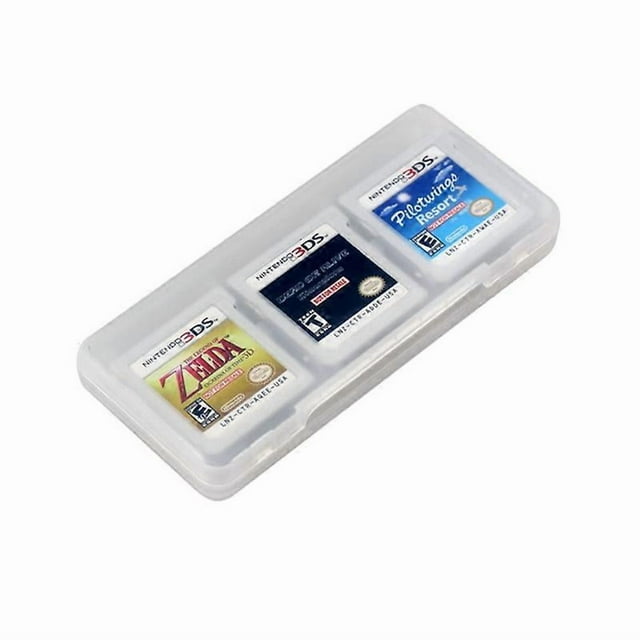 Clear 6 in 1 Game Card Storage Case Cartridge Box for Nintendo 3DS XL LL NDS DSi