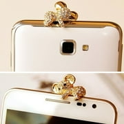 3.5mm Strass Koala Anti-Staub Stöpsel Staubschutz Stecker für phone Handy
