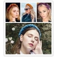 thumbnail image 3 of Diademas para mujer, para el pelo, para la cabeza, con trenzas, para niñas, 3 of 5